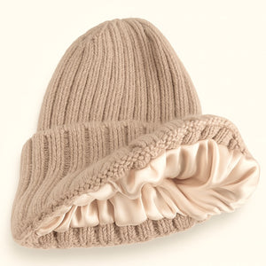 Aspen Cashmere Blend Ribbed Toque - Blush