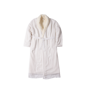 The Boreal Fleece Robe - White