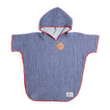 Load image into Gallery viewer, The Pebble Kids Poncho - Indigo
