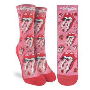The Rolling Stones, Floral Hot Lips Socks