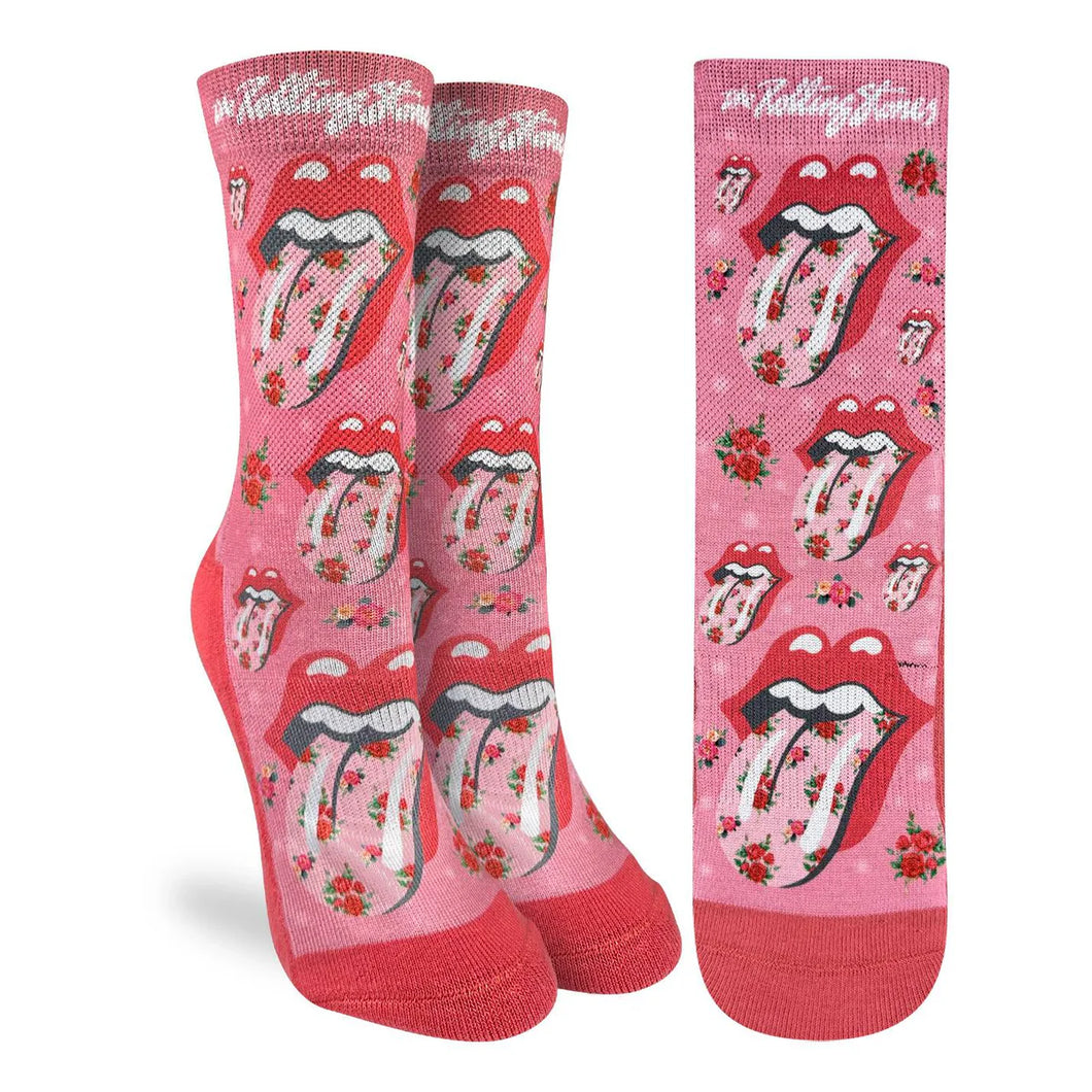 The Rolling Stones, Floral Hot Lips Socks