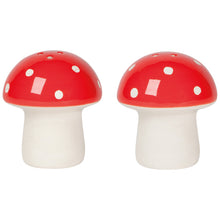 Load image into Gallery viewer, Toadstool Salt &amp; Pepper Shakers - Set of 2
