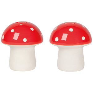 Toadstool Salt & Pepper Shakers - Set of 2