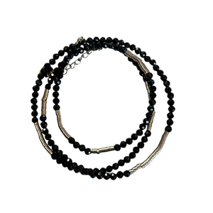 Amore Bracelet - Black/Silver