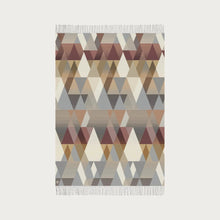 Load image into Gallery viewer, Triangle Design Cashmink Throw - Rust
