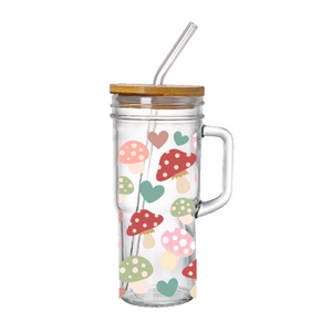Glass Tumbler - Mushroom Love