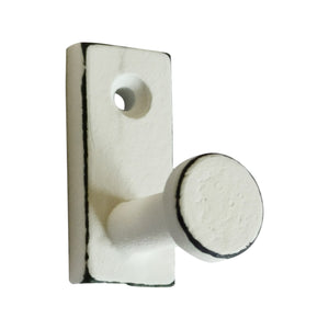 Modular  Round Wall Hook - Distressed White