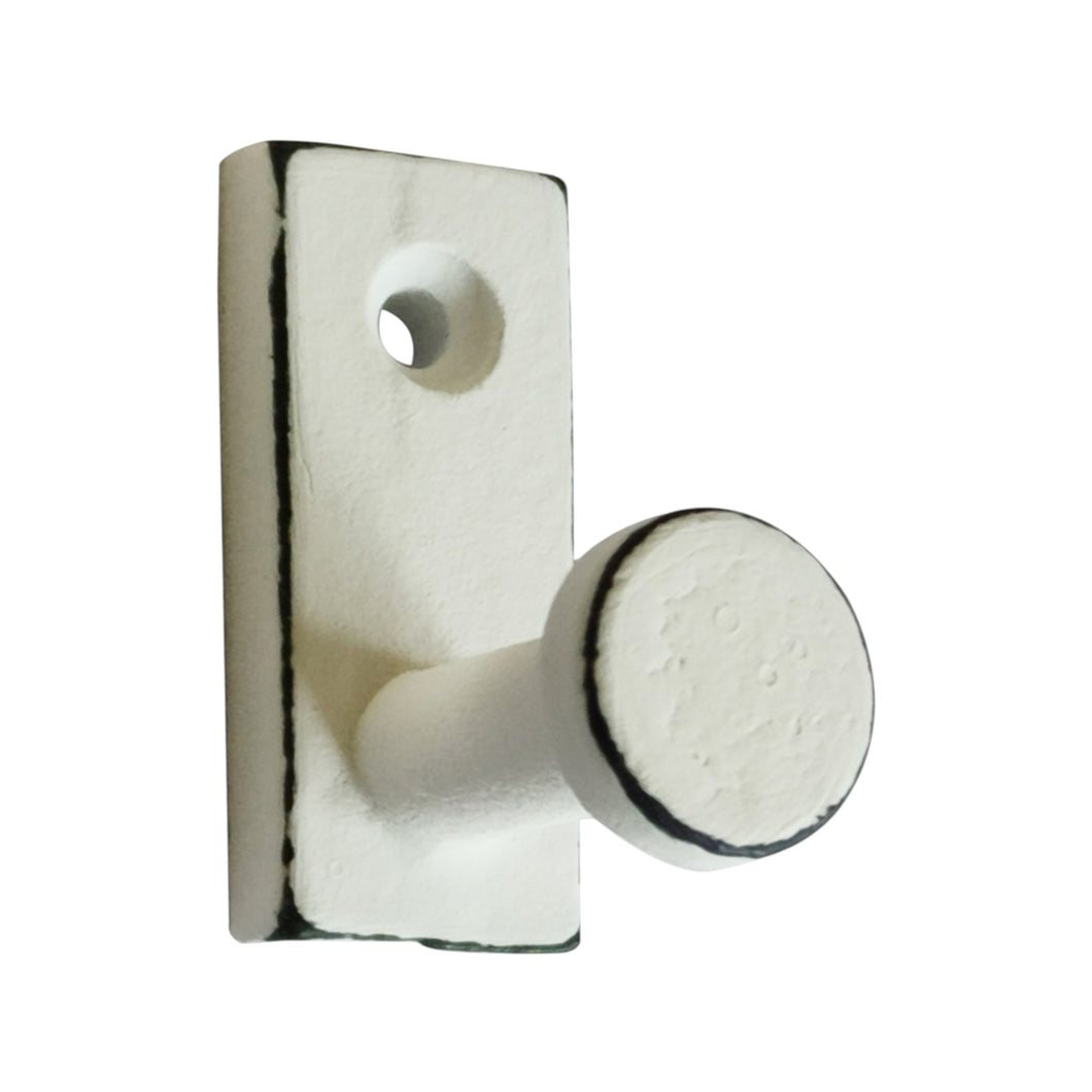 Modular  Round Wall Hook - Distressed White