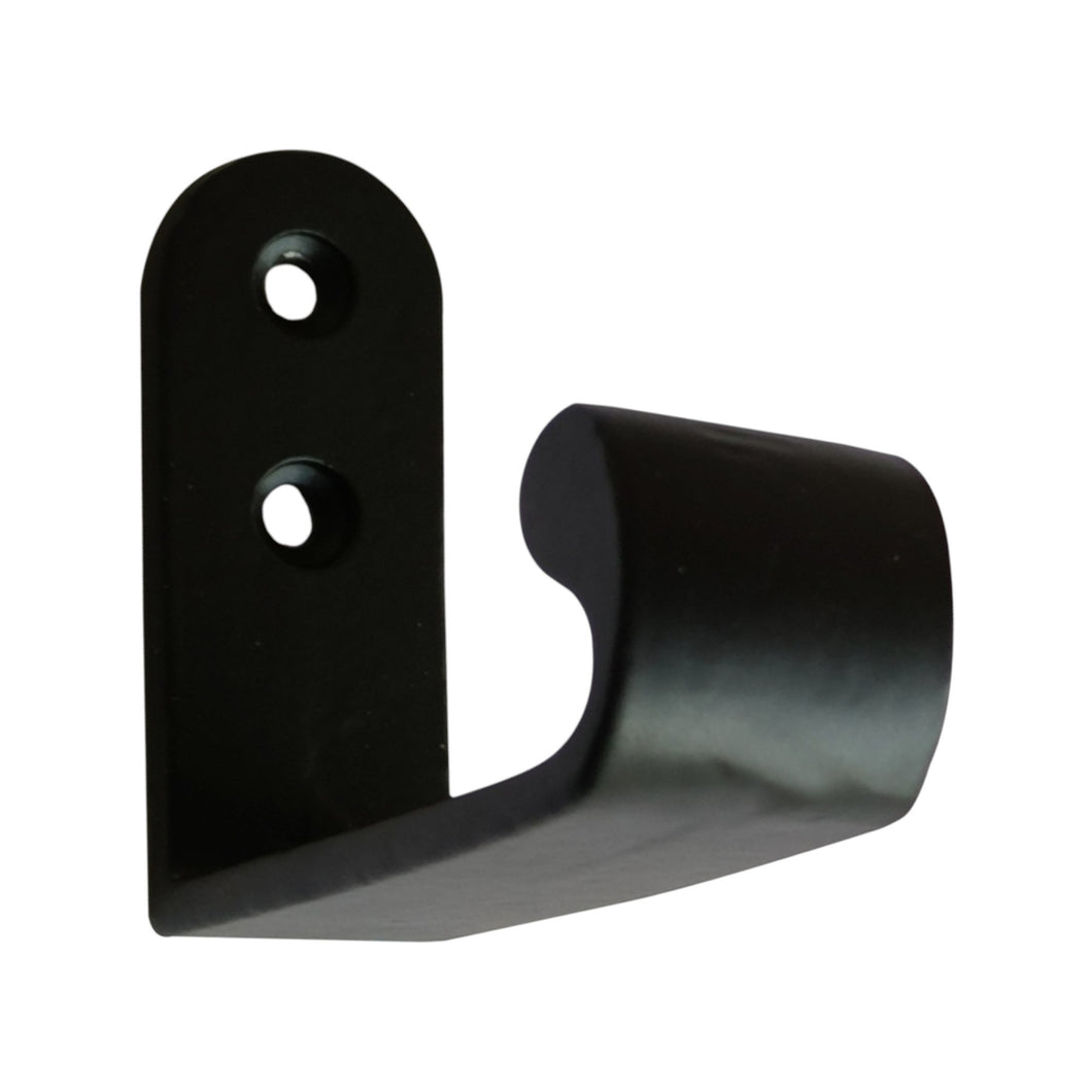 Sculptural Organic Wall Hook - Matt Black