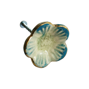 Delicate Bloom Ceramic Knob