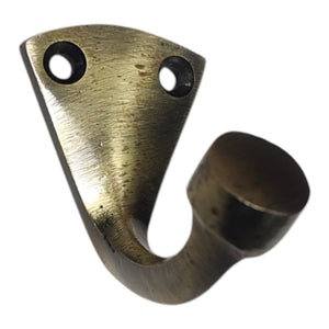 Single Wall Hook - Antique Brass