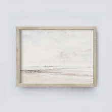 Load image into Gallery viewer, Vintage Print Framed, Seascape Coastal - Aged Farmhouse
