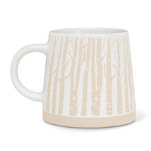 Load image into Gallery viewer, Wide Base Mug - Birch Trees

