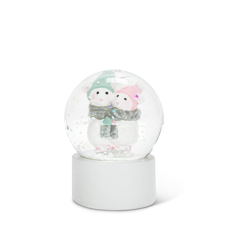 Winter Mice Mini Snow Globe