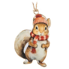 Load image into Gallery viewer, Winter Squirrel Ornament
