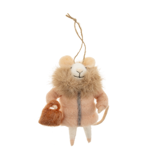 Wintry Wendy Mouse Holiday Ornament