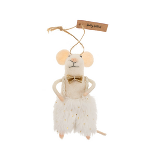 Wintry Wilfred Mouse Holiday Ornament