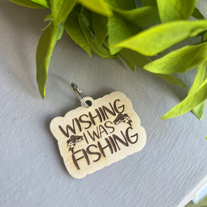 Wishing I Was Fishing, Fish Key Tag