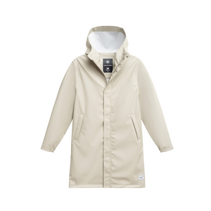 Women's Classic Long Rain Jacket - Abbey Stone