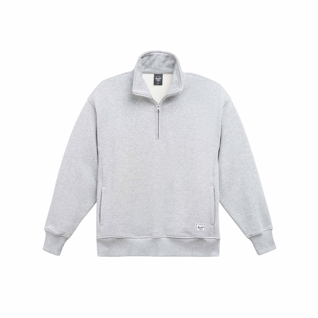 Women's Classic Quarter Zip - Heather Light Grey