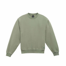 Load image into Gallery viewer, Women&#39;s Pigment Dye Classic Crew - Oil Green
