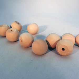 Wood Ball Knob - 1 Inch