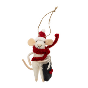 Yuletide Yohan Mouse Holiday Ornament