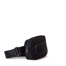 Load image into Gallery viewer, Zoe Mini Nylon Crossbody/Belt Bag - Black
