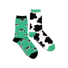 Load image into Gallery viewer, Women&#39;s Cow Spots Socks
