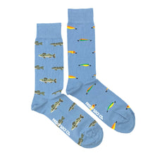 Load image into Gallery viewer, Men’s  Fish &amp; Fishing Lures Socks
