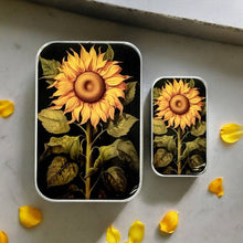 Load image into Gallery viewer, Beautiful Sunflower Notions Tin - Large
