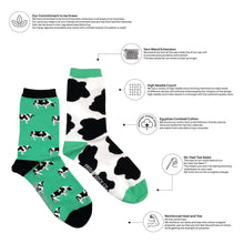 Load image into Gallery viewer, Women&#39;s Cow Spots Socks
