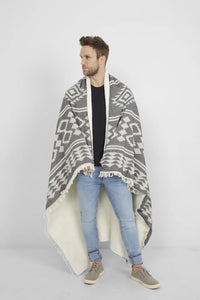 The Beach Fleece Throw - Granite