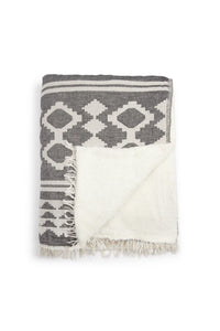 The Beach Fleece Throw - Granite