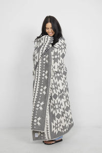 Coast Fleece Throw - Granite