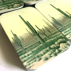 Desert Cactus Notions Tin