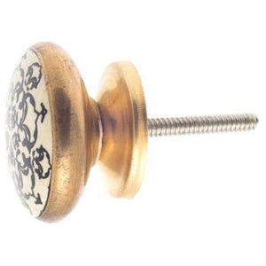 Ceramic Knob - Navy