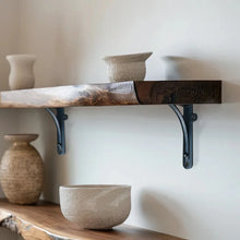 Load image into Gallery viewer, Station Shelf Bracket - 6.5x5.5&quot; Black

