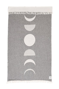 Moon Phase Towel - Granite