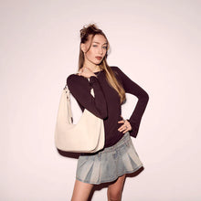 Load image into Gallery viewer, Rebecca Hobo Shoulder Bag - Ivory
