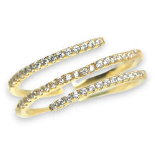 Load image into Gallery viewer, Spiral Ring - 18K Gold Plated Sterling Silver
