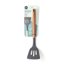 Load image into Gallery viewer, Slotted Turner - Silicone With Beech Wood Handle
