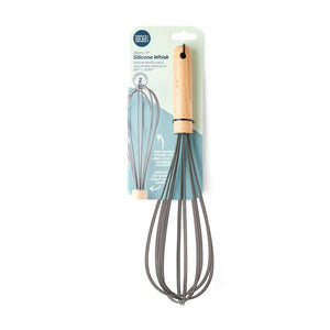 Whisk - Silicone With Beech Wood Handle