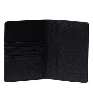 Raynor Passport Holder - Black Vegan Leather