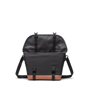 Cove Messenger Small - Black/Saddle Brown