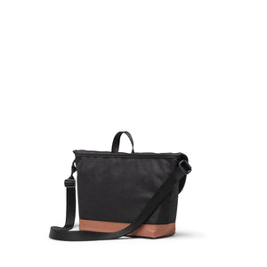 Cove Messenger Small - Black/Saddle Brown