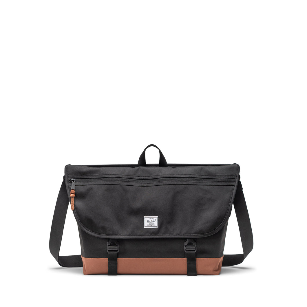 Cove Messenger - Black/Saddle Brown