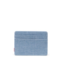 Load image into Gallery viewer, Charlie Cardholder - Ashley Blue Crosshatch
