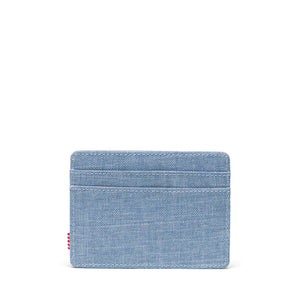 Charlie Cardholder - Ashley Blue Crosshatch