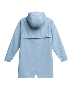 Women's Classic Long Rain Jacket - Ashley Blue